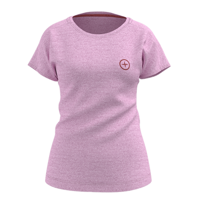 Great Escapes Linda lady t-shirt silver pink