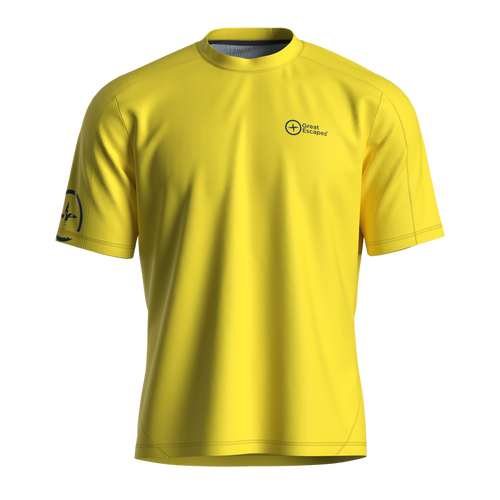 Great Escapes Rider man t-shirt T buttercup yellow