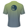 Great Escapes Dru man t-shirt llime green shadded