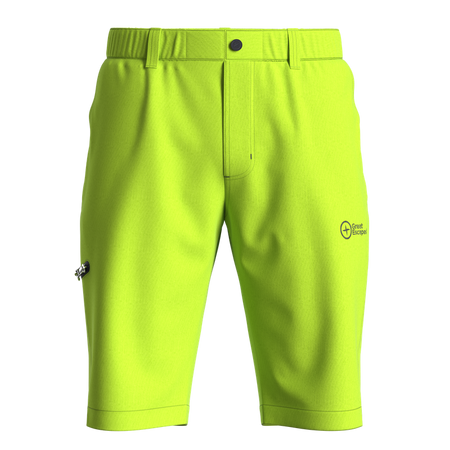 Great Escapes Saslong man recycled Short lime green