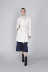 TRENCH IMBOTTITO BIMATERIALE