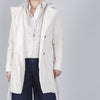 TRENCH IMBOTTITO BIMATERIALE