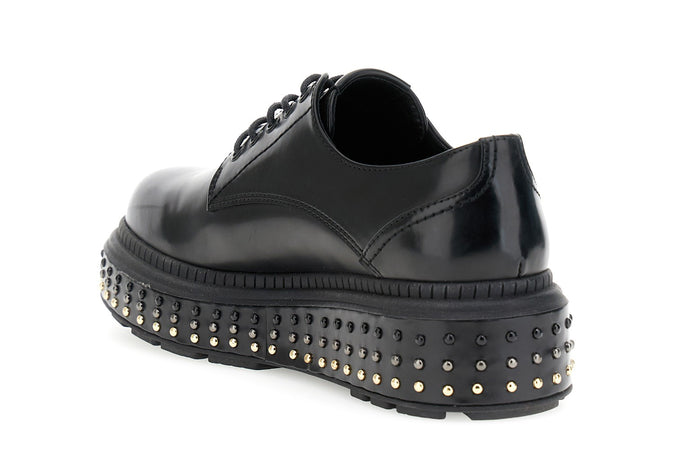 DERBY IN SINTETICO EFFETTO PELLE SPAZZOLATA