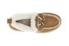 MOCASSINO IN PELLE SCAMOSCIATA CON ACCESSORIO