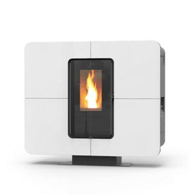 Thermorossi Stufa a Pellet SlimQuadro 9 Cristallo 9,6 kW