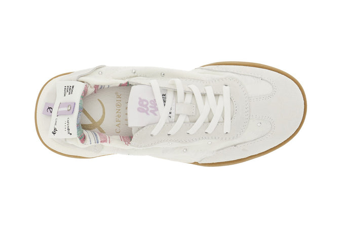 SNEAKERS ALLACCIATA IN TESSUTO E PELLE SCAMOSCIATA