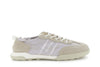 SNEAKERS ALLACCIATA IN NYLON E PELLE SCAMOSCIATA