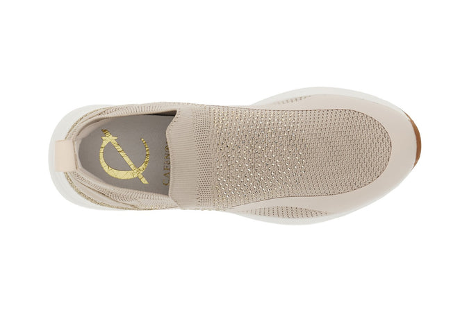 RUNNING SLIP ON IN TESSUTO ELASTICIZZATO CON STRASS