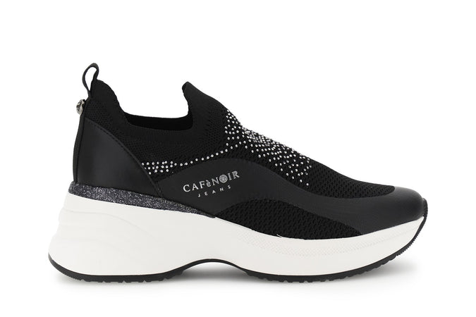 RUNNING SLIP ON IN TESSUTO ELASTICIZZATO CON STRASS