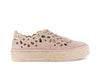 SNEAKERS IN PELLE CON RICAMO