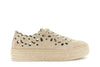 SNEAKERS IN PELLE CON RICAMO