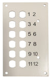 Pannello Frontale 12 Connessioni ST-Simplex per Box Ottico
