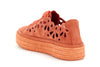 SNEAKERS IN PELLE CON RICAMO