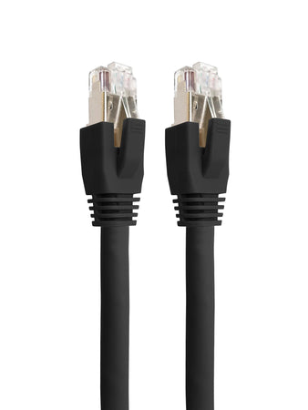 Cavo di rete Patch in rame Cat.8.1 SFTP LSZH 0,5m Nero