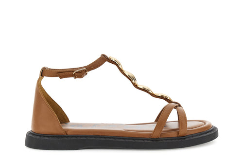 SANDALO IN NAPPA CON ACCESSORIO