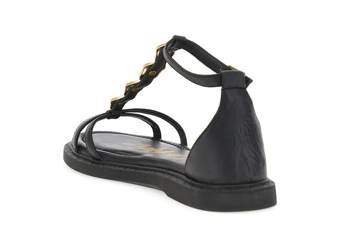 SANDALO IN NAPPA CON ACCESSORIO