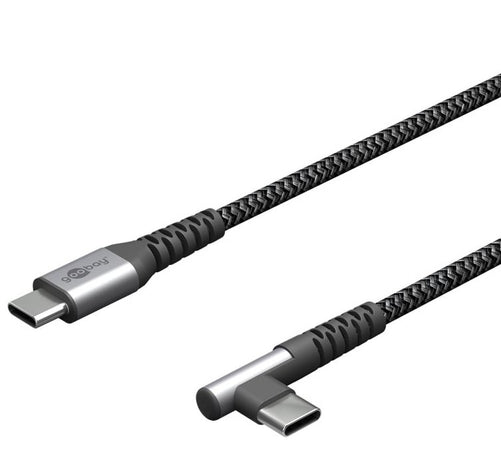 Cavo USB-C&trade Maschio Angolato a USB-C&trade Dritto 0,5m