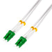 Cavo Fibra Ottica Armato Acciaio OS2 LC/APC Duplex 9/125 1m