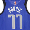 NIKE NBA Canotta Basket Uomo Nba Swingman Jersey Icon Edition No 77 Luka Doncic Dalmav Road Game Royal/college Navy da uomo