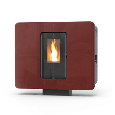 Thermorossi Stufa a Pellet SlimQuadro 11 Evo Cristallo 11,1 kW