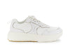 SNEAKERS IN TESSUTO E PELLE RIVESTITA