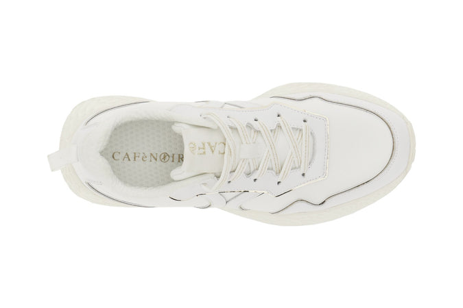 SNEAKERS IN TESSUTO E PELLE RIVESTITA