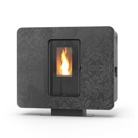 Thermorossi Stufa a Pellet SlimQuadro 11 Evo Cristallo 11,1 kW