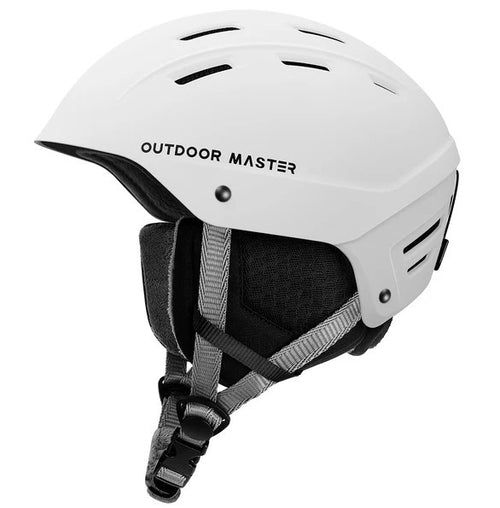 OutdoorMaster Casco Sci Kelvin II Bianco Unisex Ventilato con Fodera Rimovibile