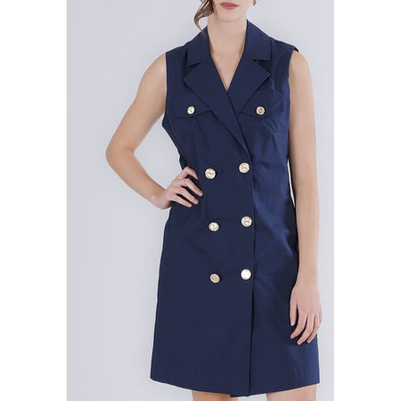 ABITO DOPPIOPETTO SMANICATO IN TELA PARACADUTE