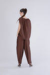 BLUSA CON GIROMANICA AMPIO