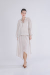 BLUSA TESSUTO ARRICCIATO