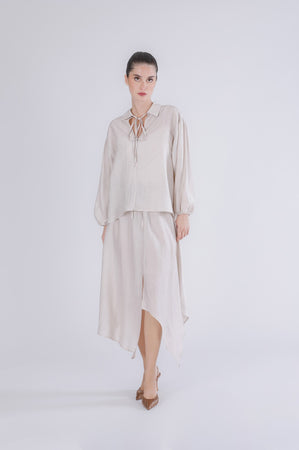 BLUSA TESSUTO ARRICCIATO