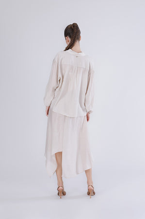 BLUSA TESSUTO ARRICCIATO