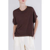 MAGLIA PIPISTRELLO CON BORDINO IN TESSUTO