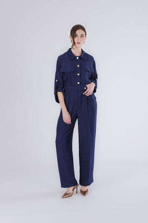 PANTALONE PALAZZO MISTOLINO