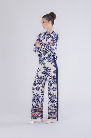 PANTALONE PALAZZO STAMPATO
