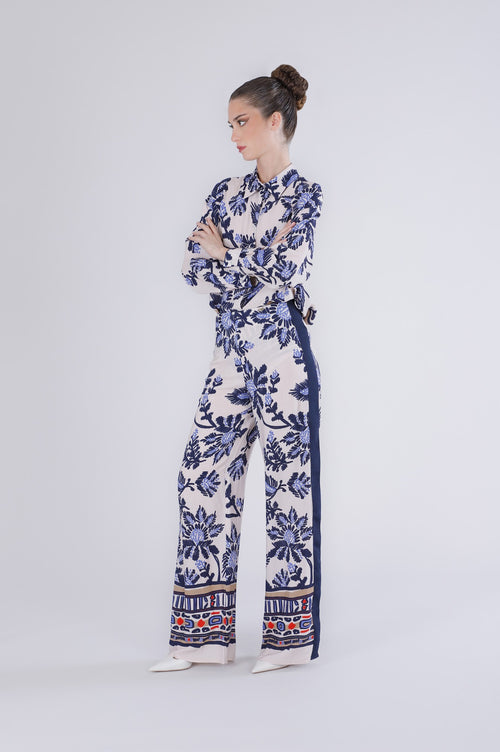PANTALONE PALAZZO STAMPATO
