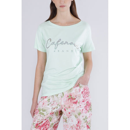 T SHIRT GIROCOLLO CON LOGO