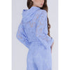 BLUSA CON CAPPUCCIO IN PIZZO