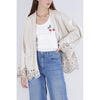 KIMONO CON ORLO LASERATO
