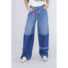 PANTALONE GAMBA AMPIA LAVAGGIO PATCHWORK