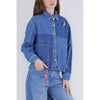 GIUBBINO CROPPED LAVAGGIO PATCHWORK