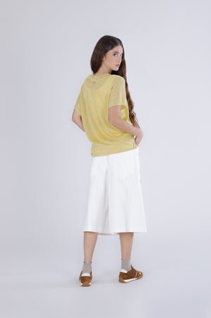 MAGLIA MANICHE AD ALETTA FILATO LUREX