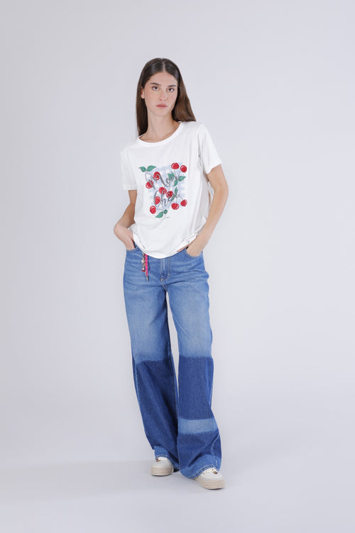 T SHIRT STAMPA CILIEGIE