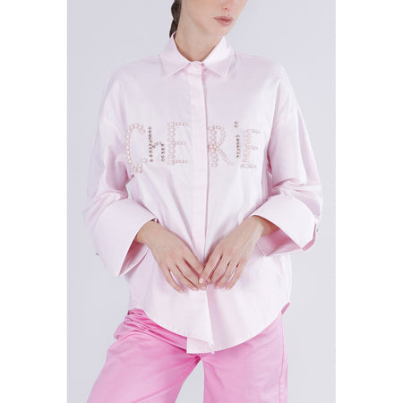 CAMICIA IN OXFORD CON RICAMO CHERIE