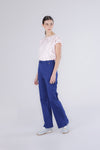 PANTALONE A ZAMPA TESSUTO ELASTICIZZATO