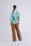 BLUSA IN MUSSOLA STAMPATA