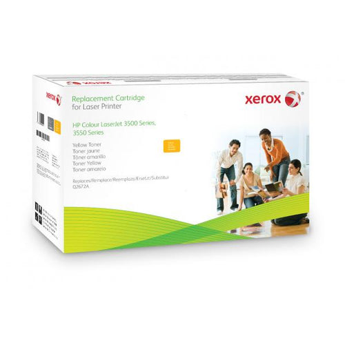 Xerox Cartuccia toner giallo. Equivalente a HP Q2672A. Compatibile con HP Colour LaserJet 3500, Colour LaserJet 3550 (XEROX 003R99625 YELLOW TONER Q2672A)