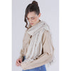 SCIARPA A RIGHE CON DETTAGLI LUREX