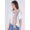 SCIARPA CON BORDATUREX LUREX